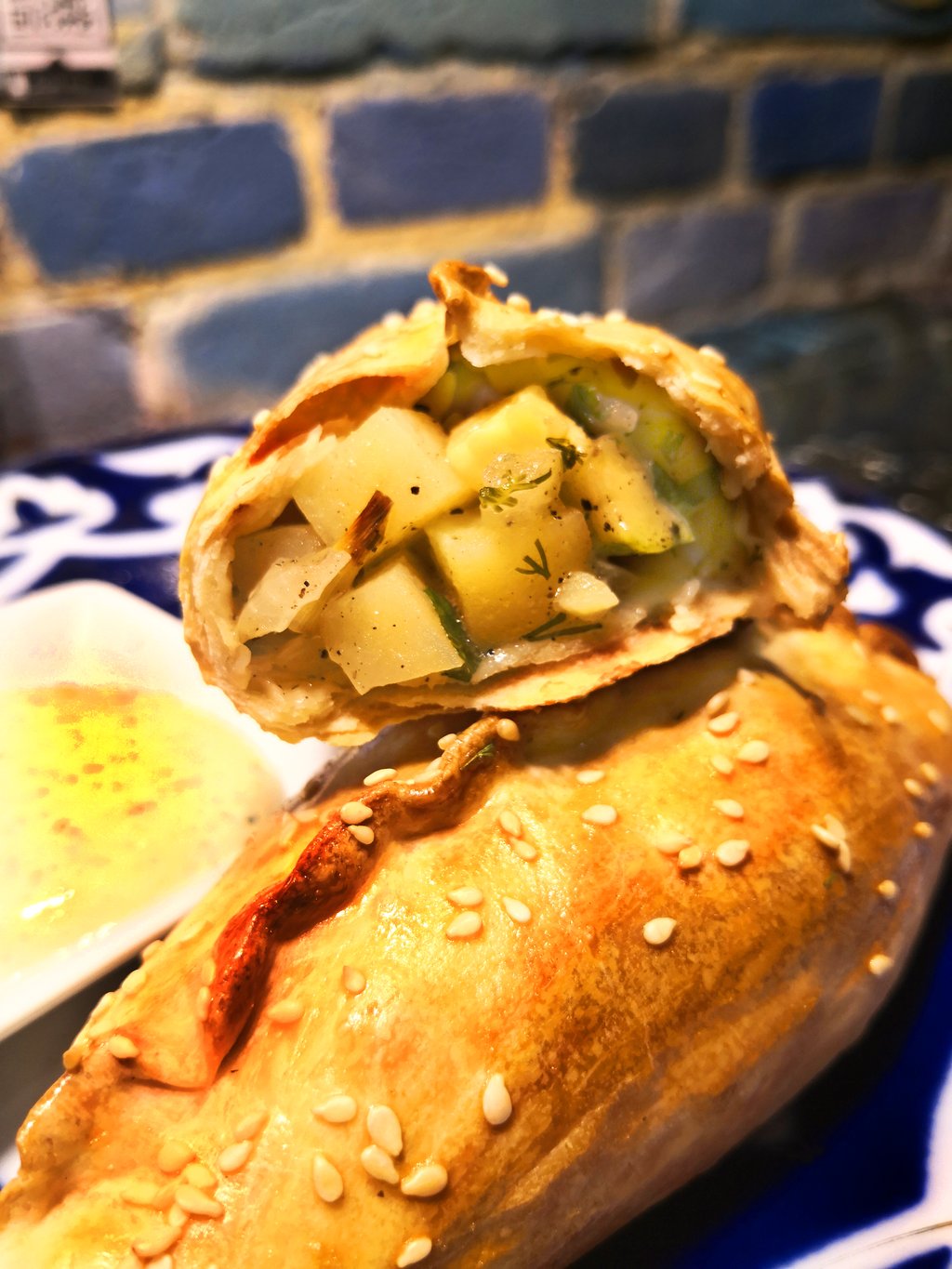 Ковокча Самса з кабачком та картоплею/ Zucchini & Potatoes Samsa, 2 pcs
