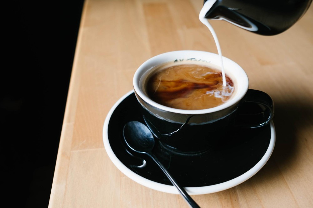 Американо з молоком / Americano with milk, 180 ml