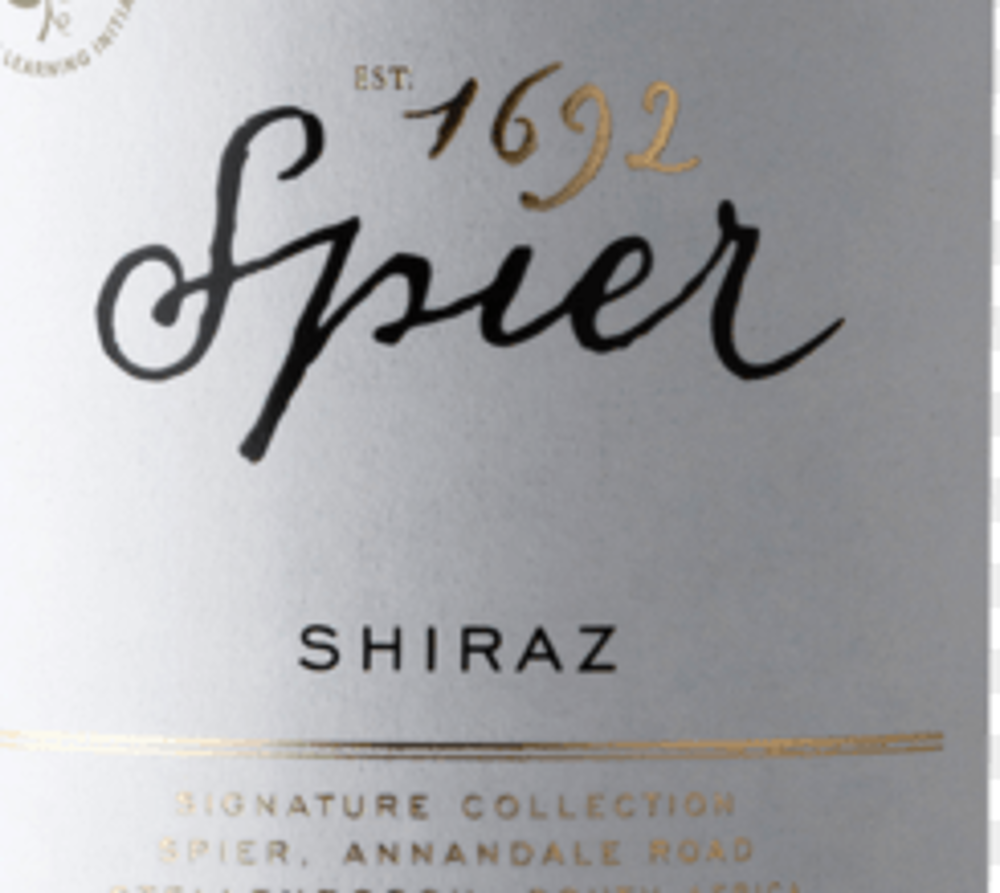 Вино Shiraz Spier, South Afrika, 1 пл/btt