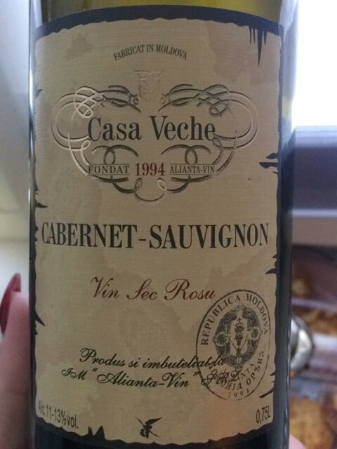 Вино Каберне-Совіньон Каса Веке / Cabernet-Sauvignon Casa Veche, 100ml