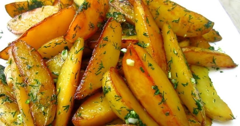 Картопля запечена./ Potatoes backed, 200 гр.