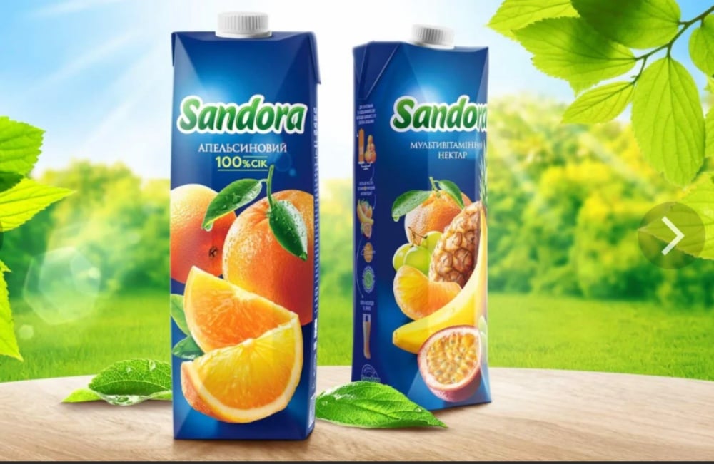 Meyvə şirəsi Sandora