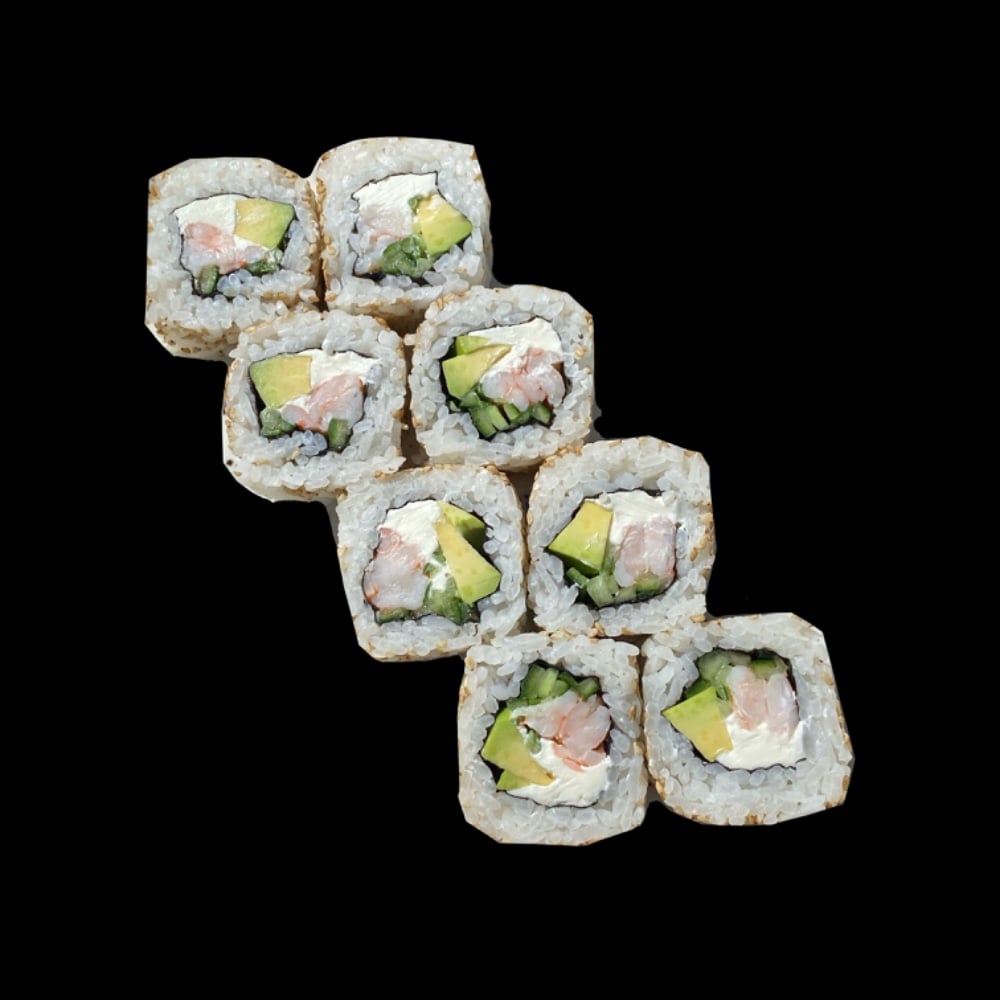 Рол з тигровою креветкою в кунжуті (260г) (стандарт)