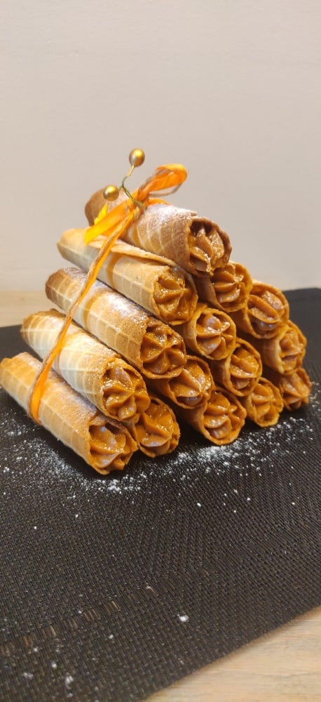 Трубочки со сгущенкой