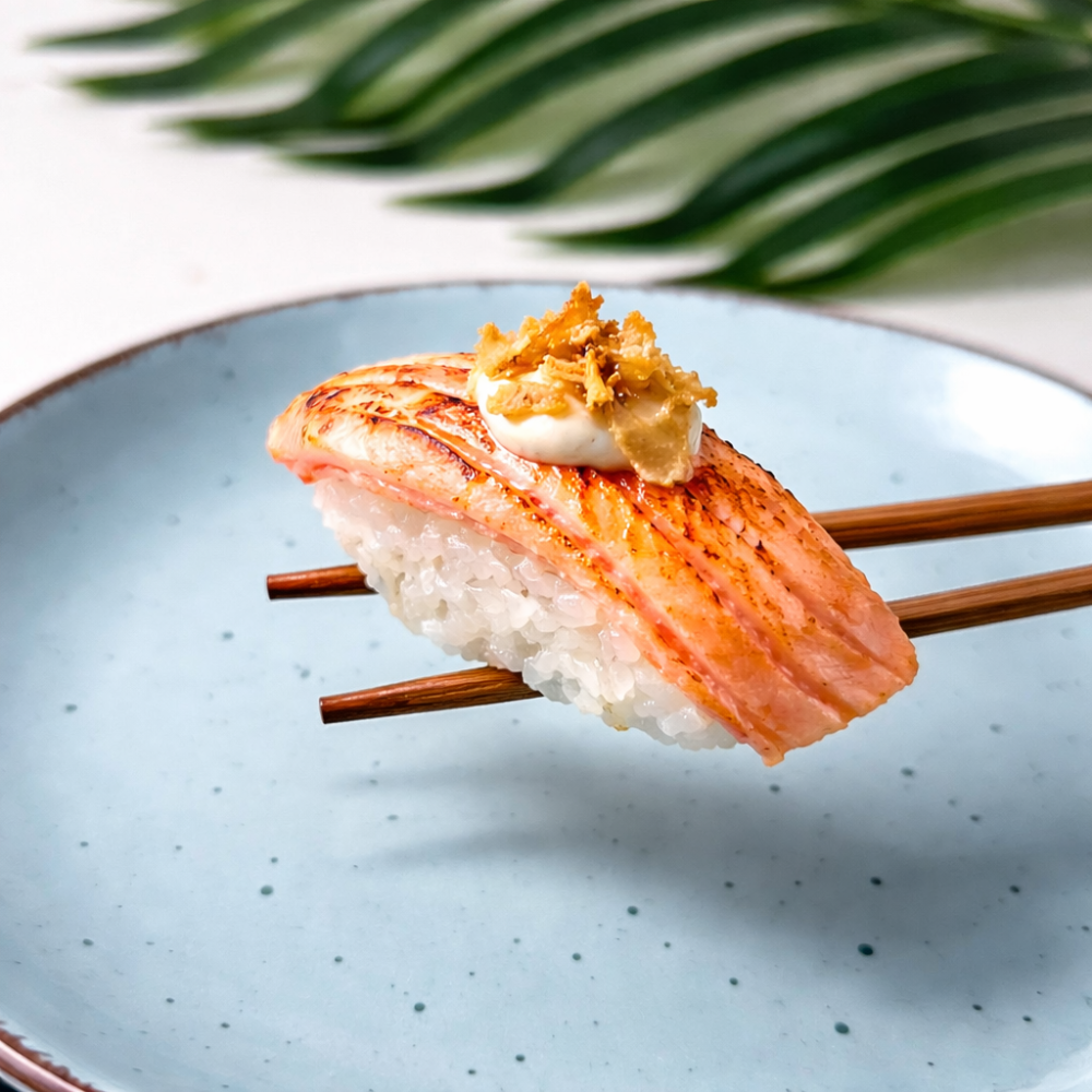 Суши лосось гриль