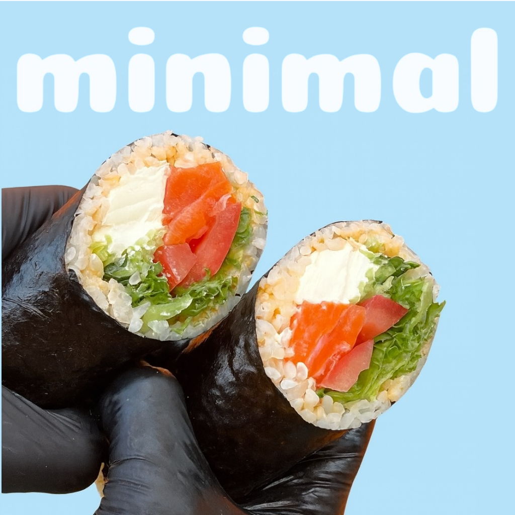 Суші шаурма з лососем