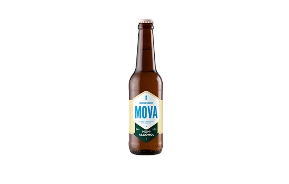Пиво MOVA 0.33 світле б\а