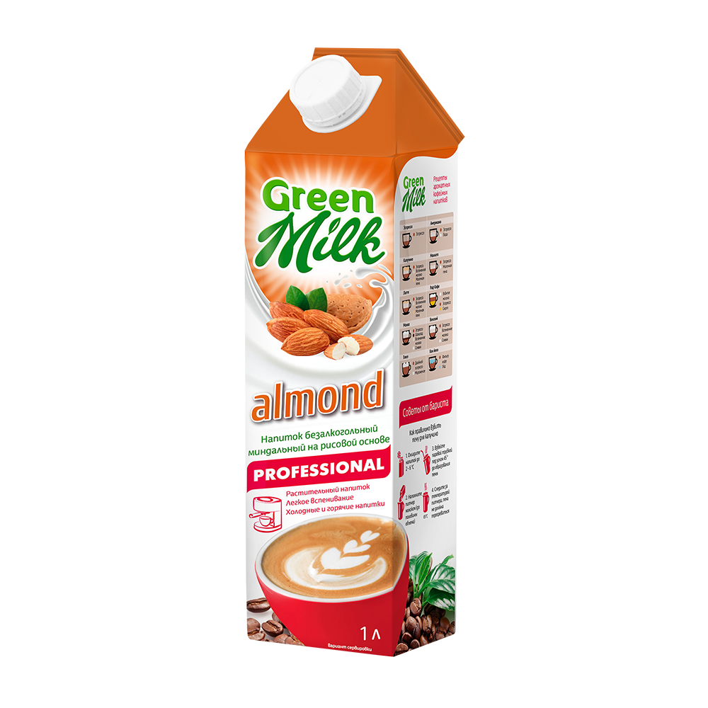 Green Milk Бадам сүті / Молоко Green Milk Миндаль
