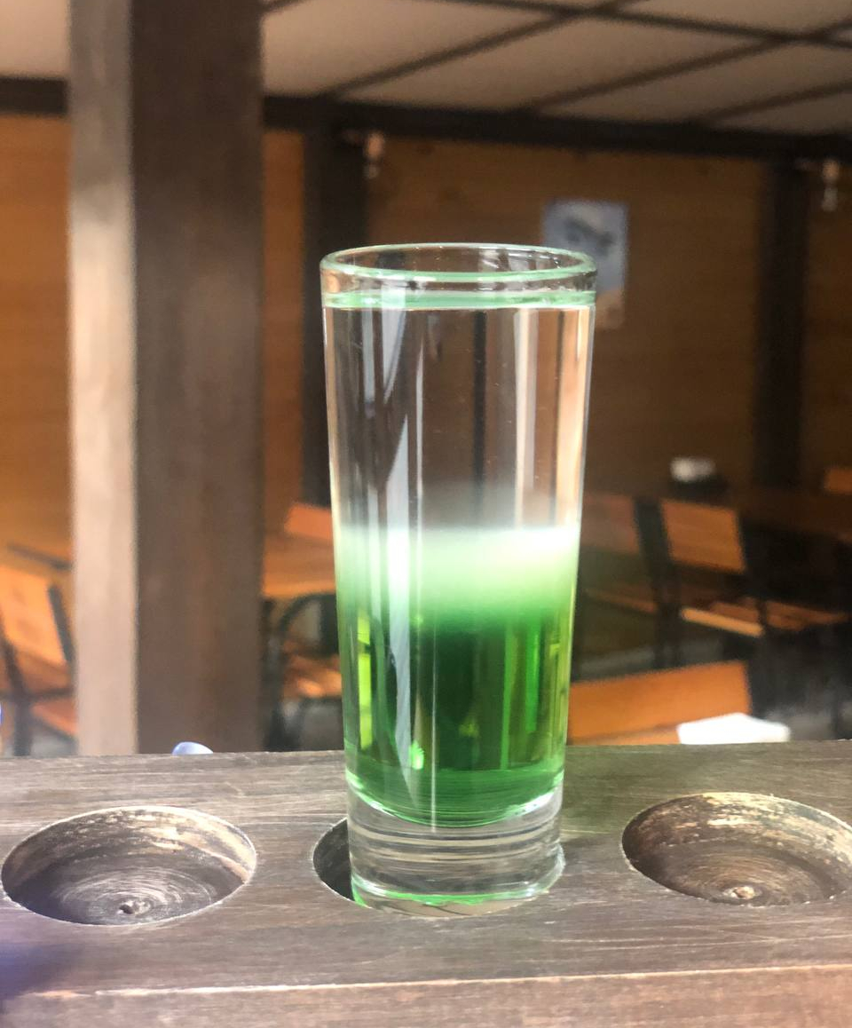 Шот "Green Mexican"