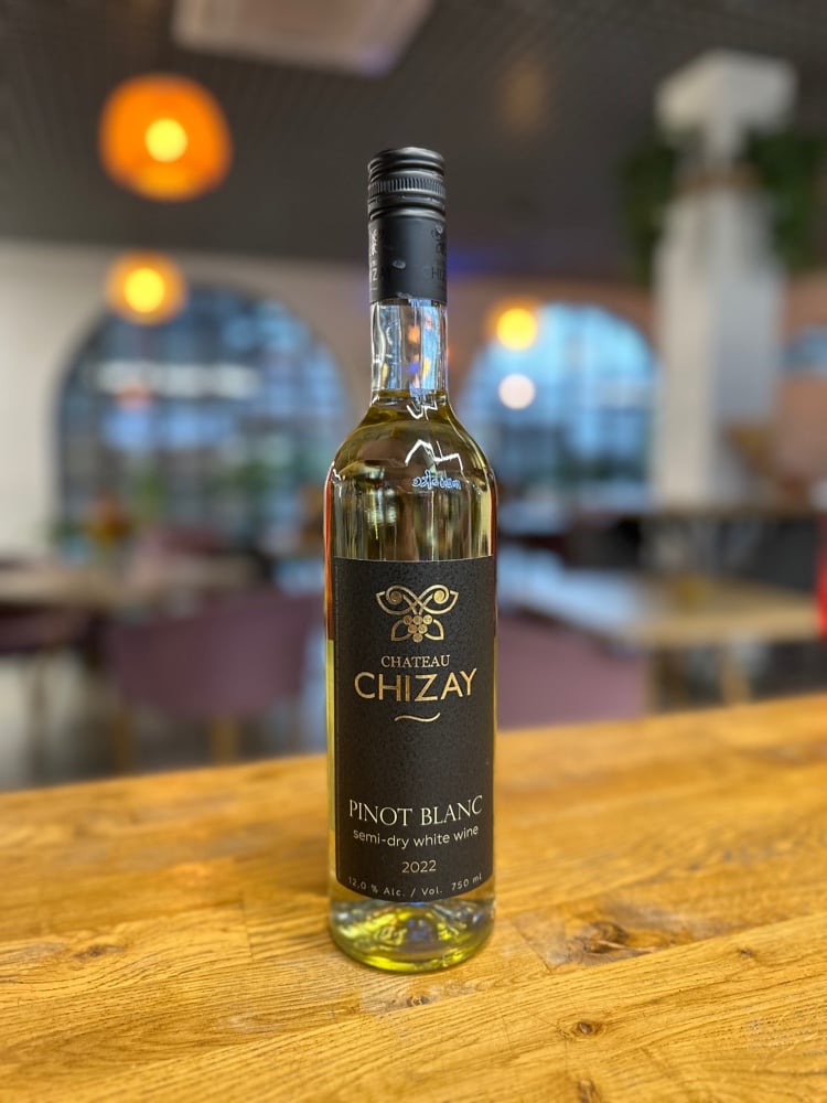 Вино "Chizay" "Піно Блан", біле напівсухе 0,75л