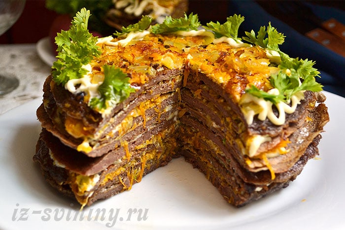 торт печінковий кг.