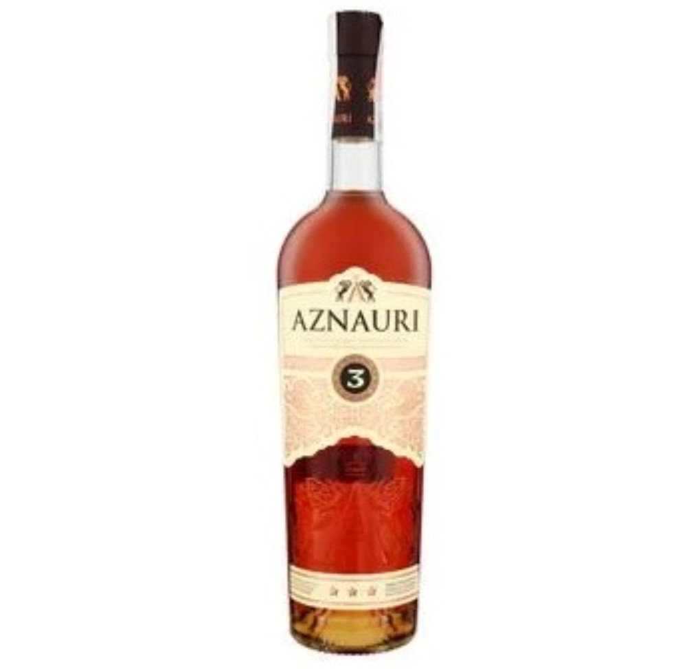 Коньяк Aznauri 3 зірки, 40%, 0,5л