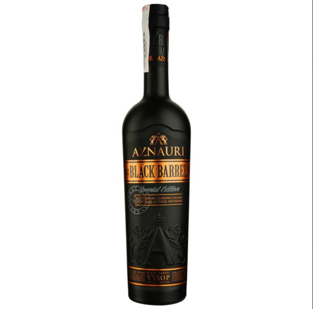 Коньяк Aznauri Black Barrel 5 років, 0,5 л, 40%