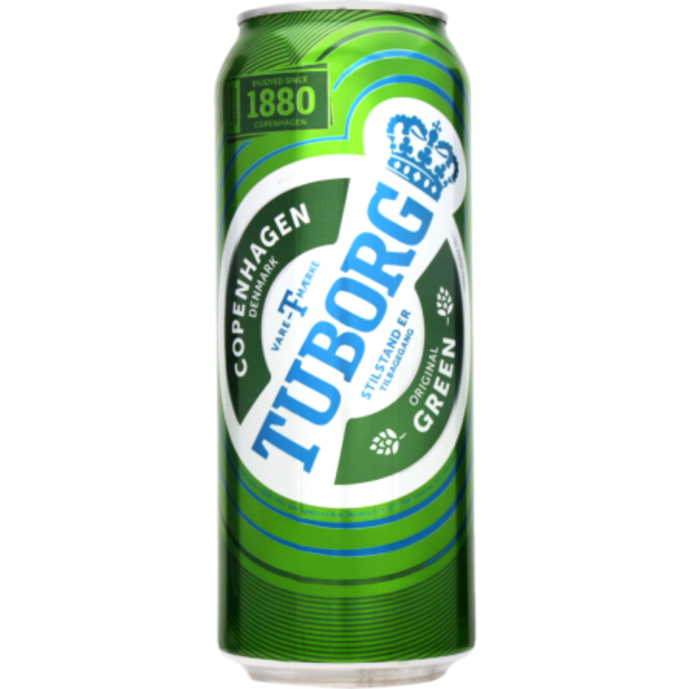 Пиво Tuborg Green банка 0,5л