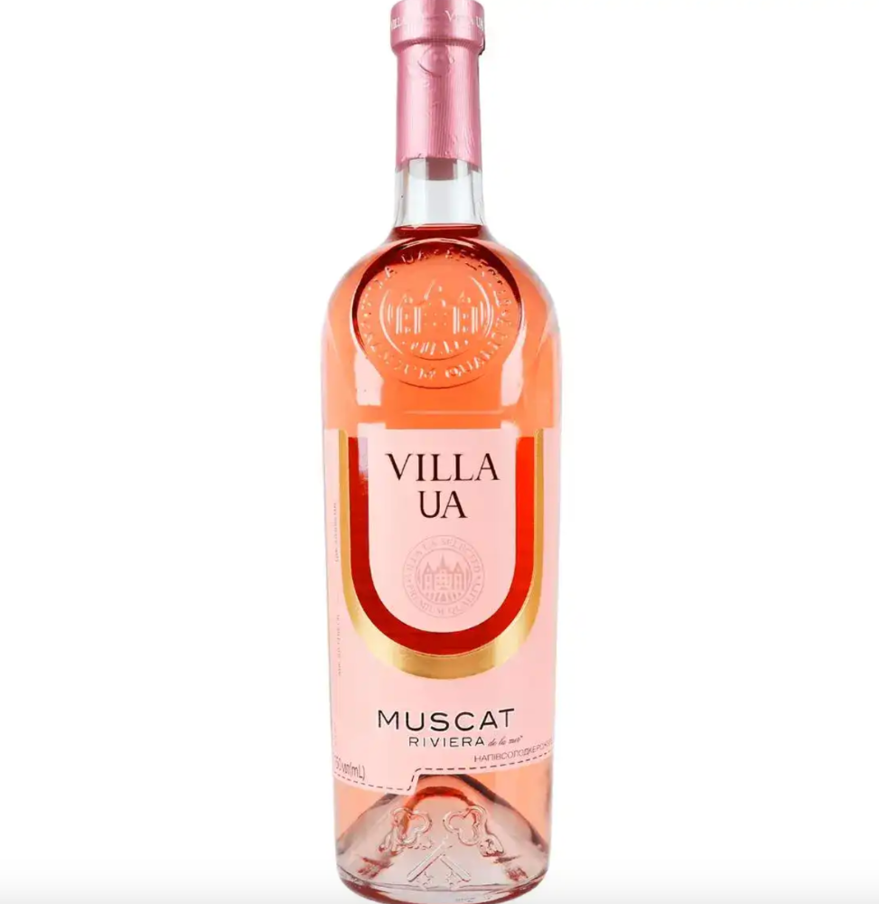 Вино Villa UA Muscat 9-13%, 0,75л