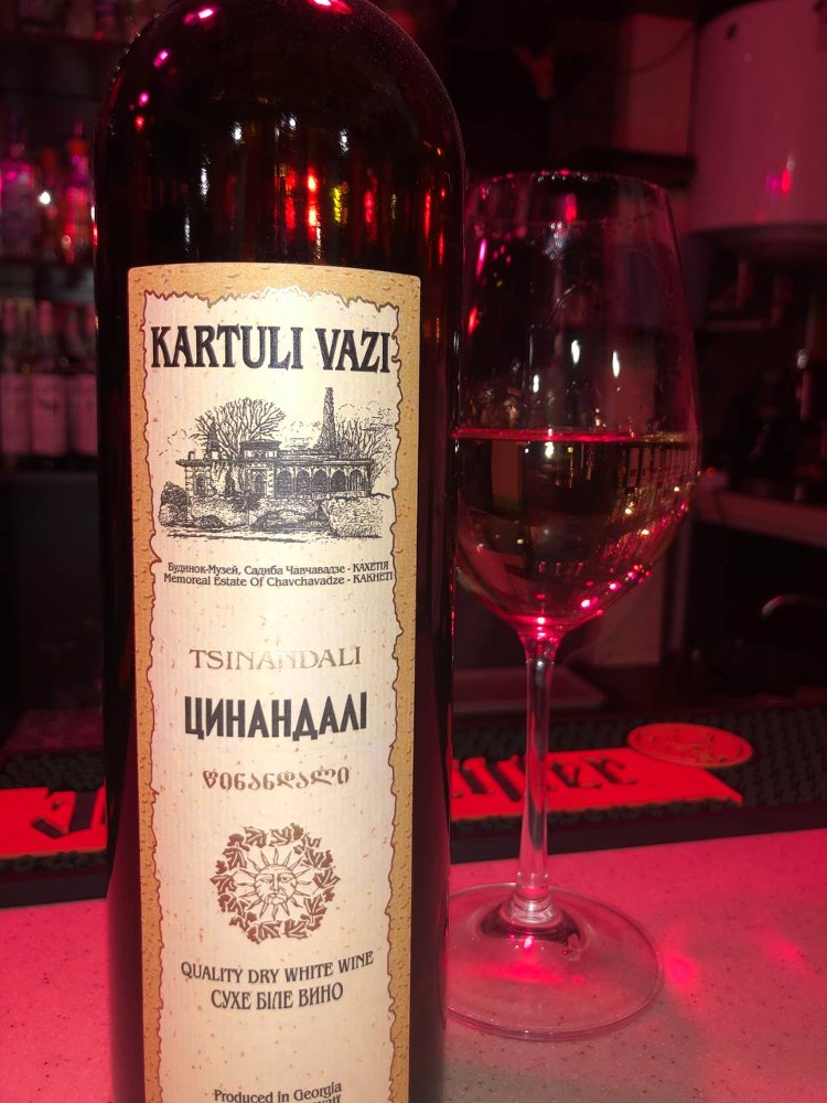 Вино Kartuli Vazi Цинандалі, біл/сух100 ml