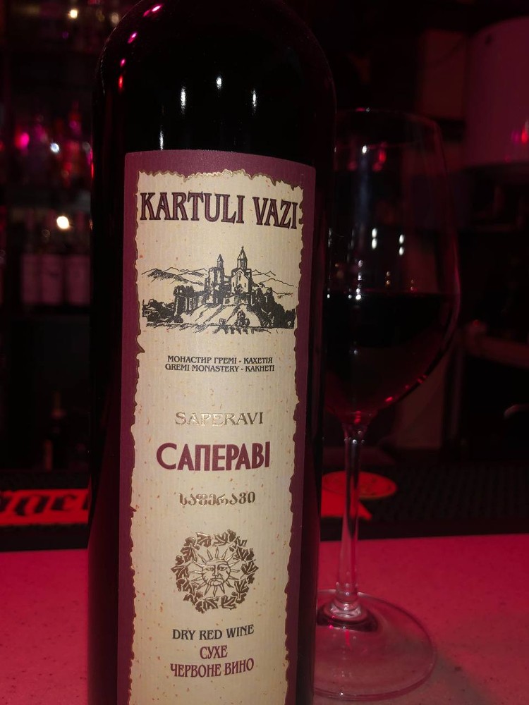Вино Kartuli Vazi Сапераві, чер/сух 100 ml