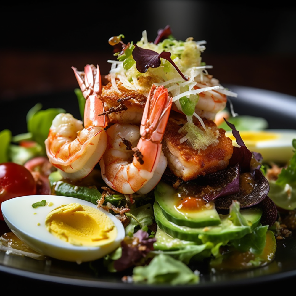 Loaded King Prawn Salad