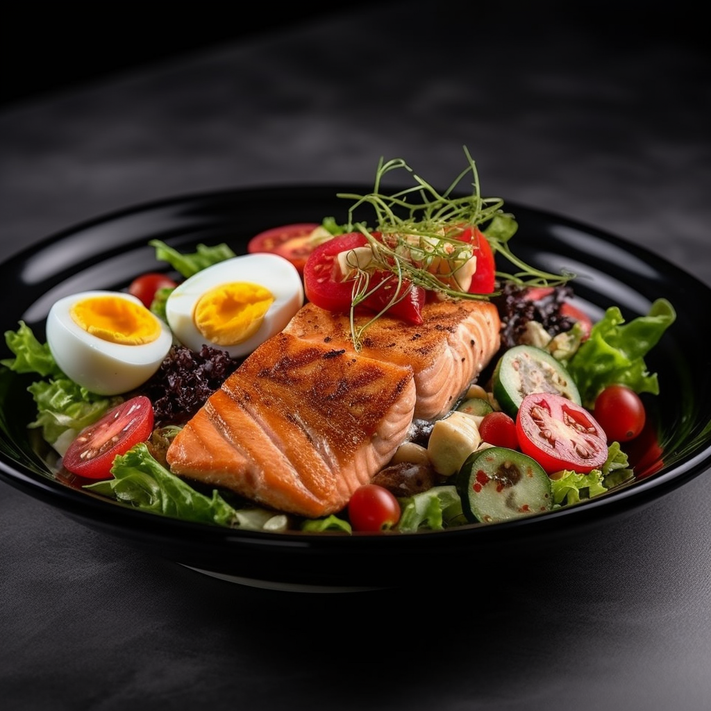 Grilled Salmon Salad