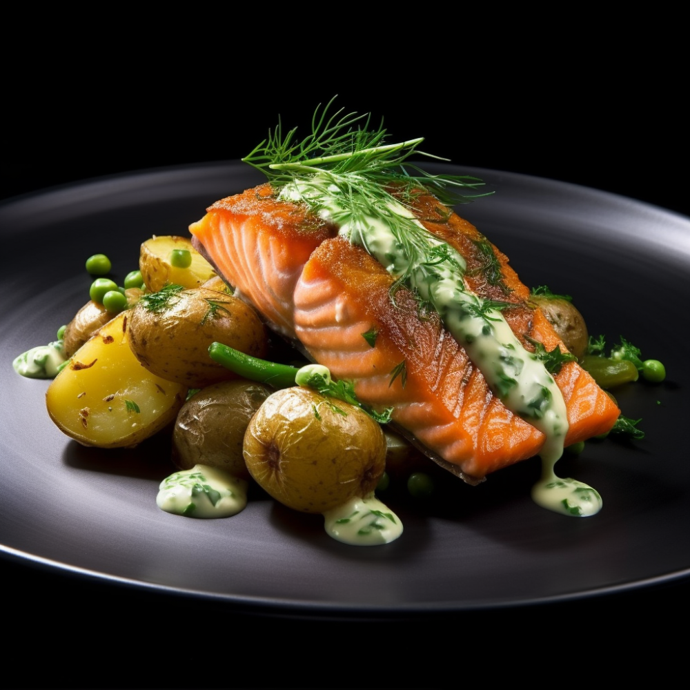 Slow Grilled Salmon