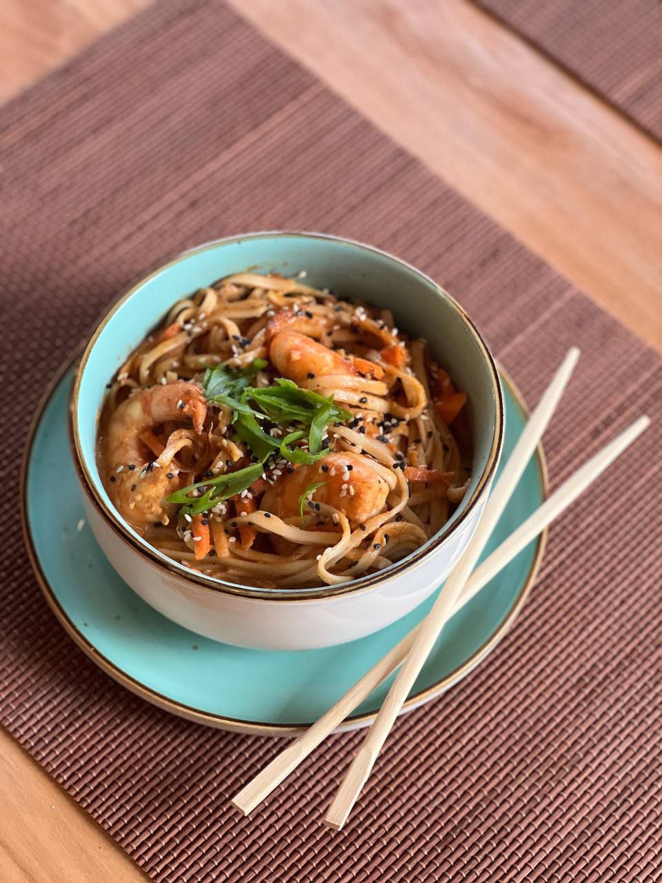 Tom yum udon