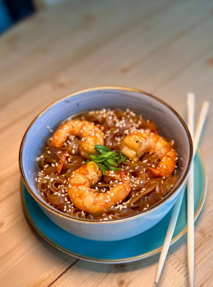 Glass noodles with shrimps