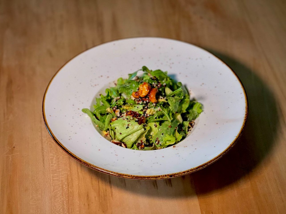 Green citrus salad (vegan)