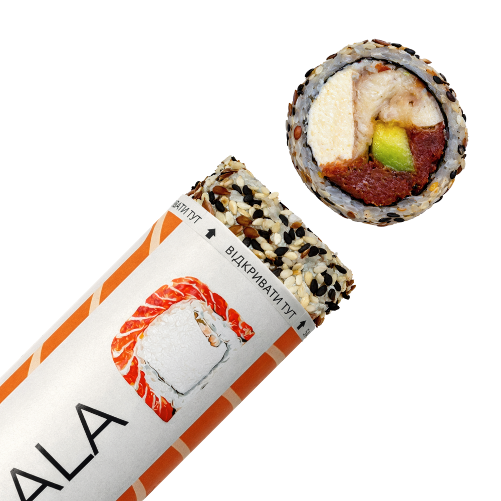 Рол з вугрем "push-pop"