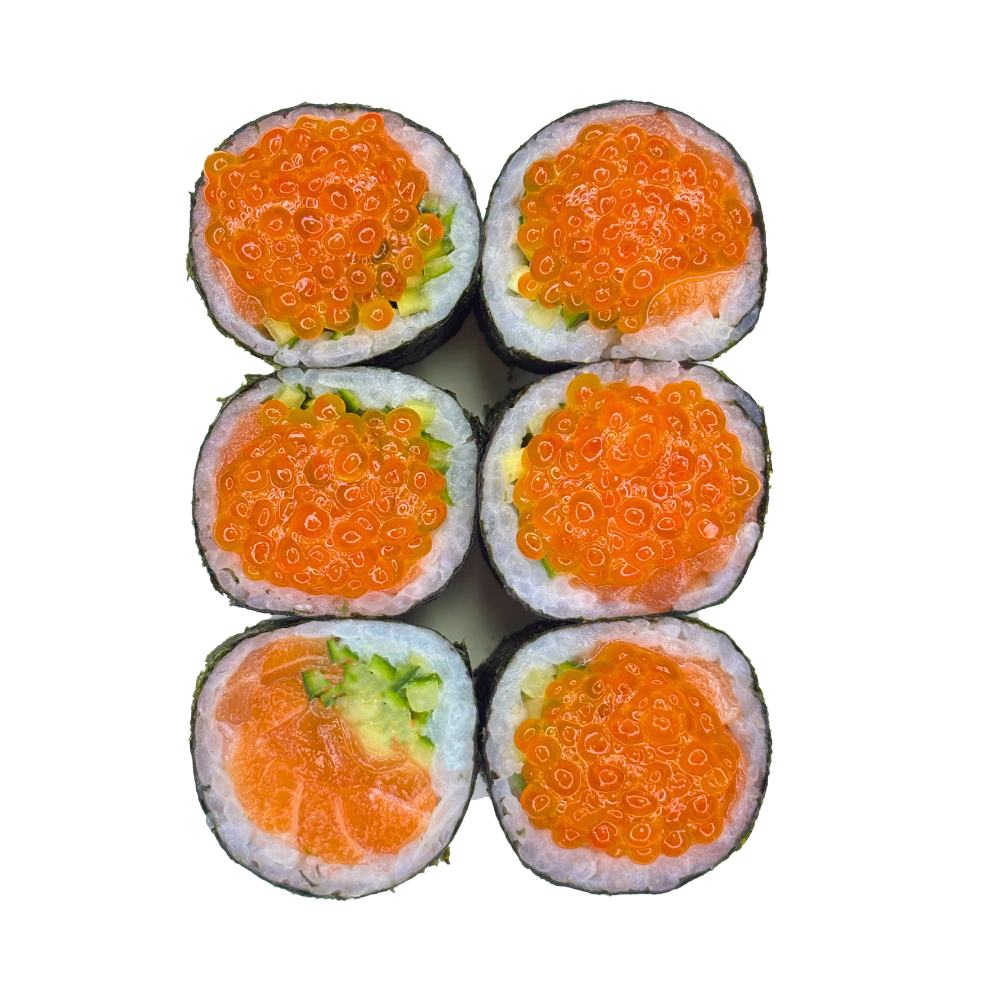 Ікуро маки з лососем та огіроком