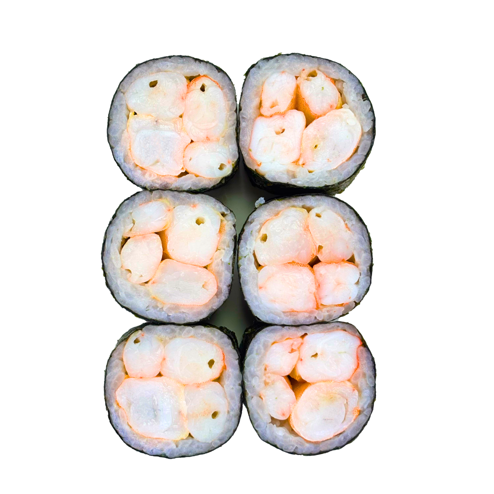 Маки з креветкою