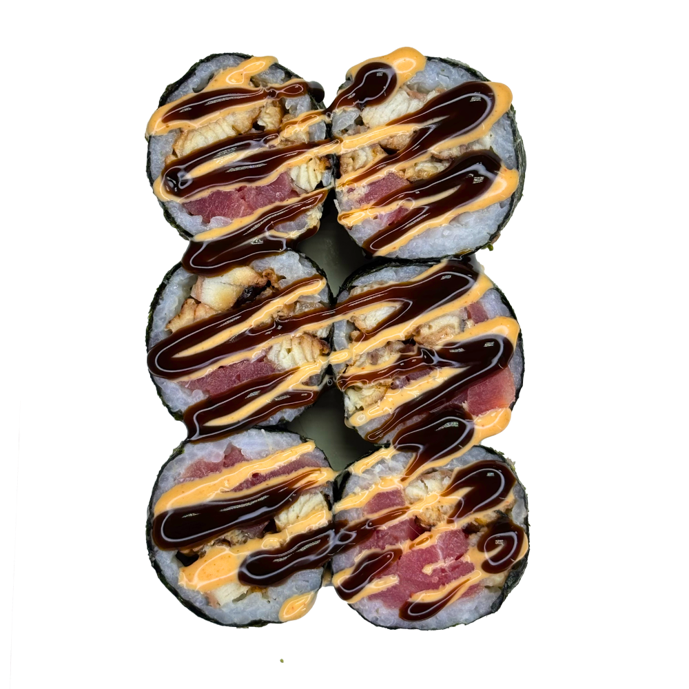 Маки з тунцем та вугрем