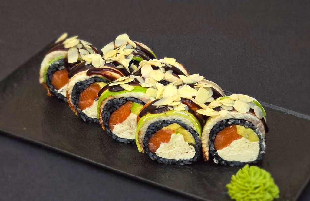  Black Dragon Roll (380 г)-8шт   NEW