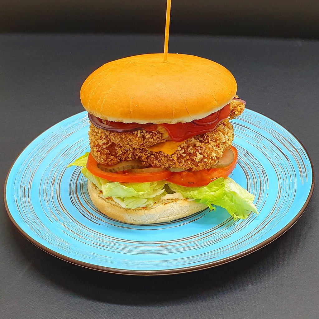 Фреш-burger з подвійною котлетою (курка у клярі) (445 г)