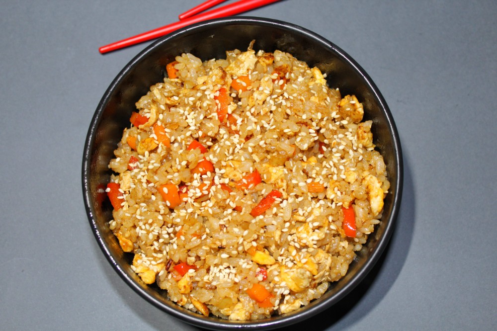 Рис  з морепродктами  (390г)