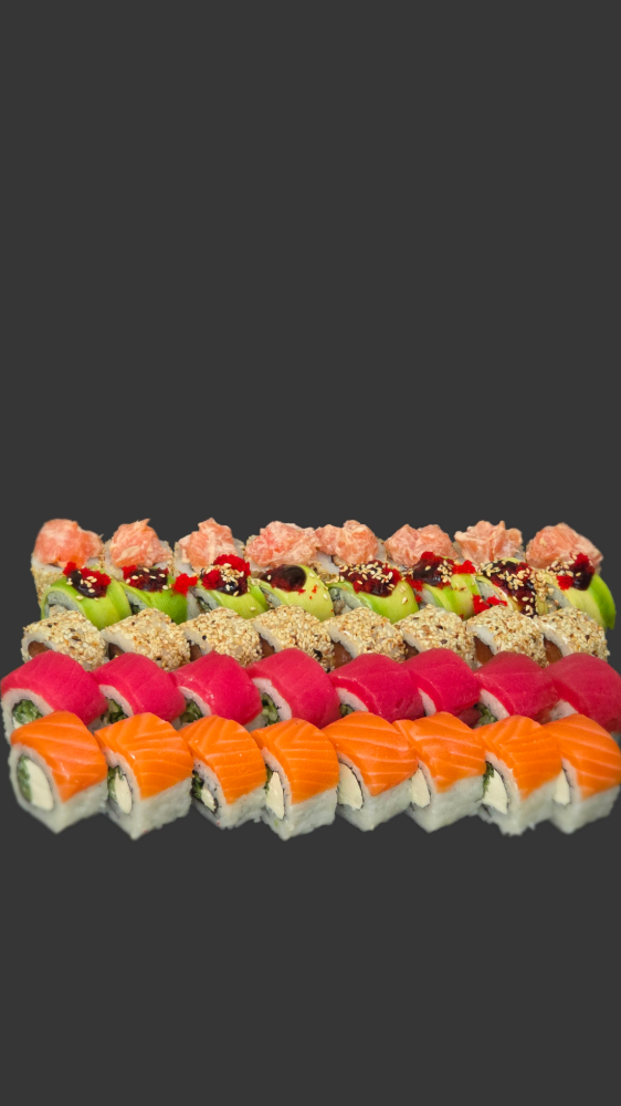 Сет : ідеальний вечір   80 шт (1 кг 320 гр)-(ціна по акції 750 грн)