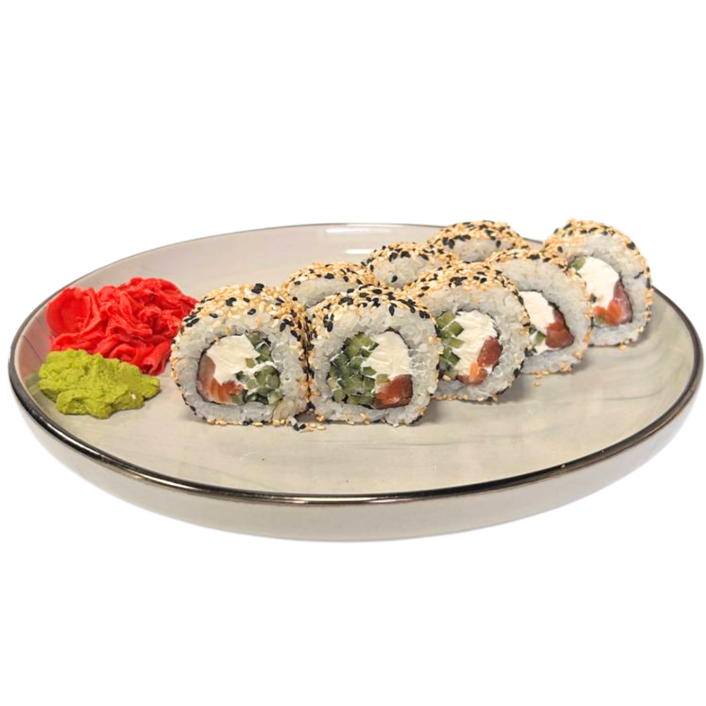 Філадельфія з лососем в кунжуті 310 грам