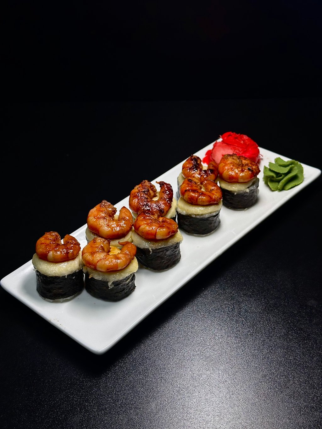 Запечений з креветкою