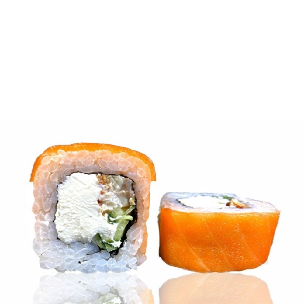 Філадельфія з лососем та вугрем