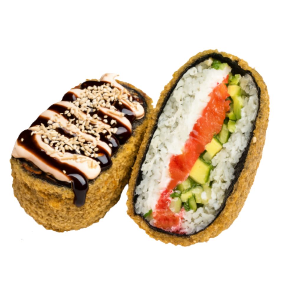Суші бургер з лососем 350 грам