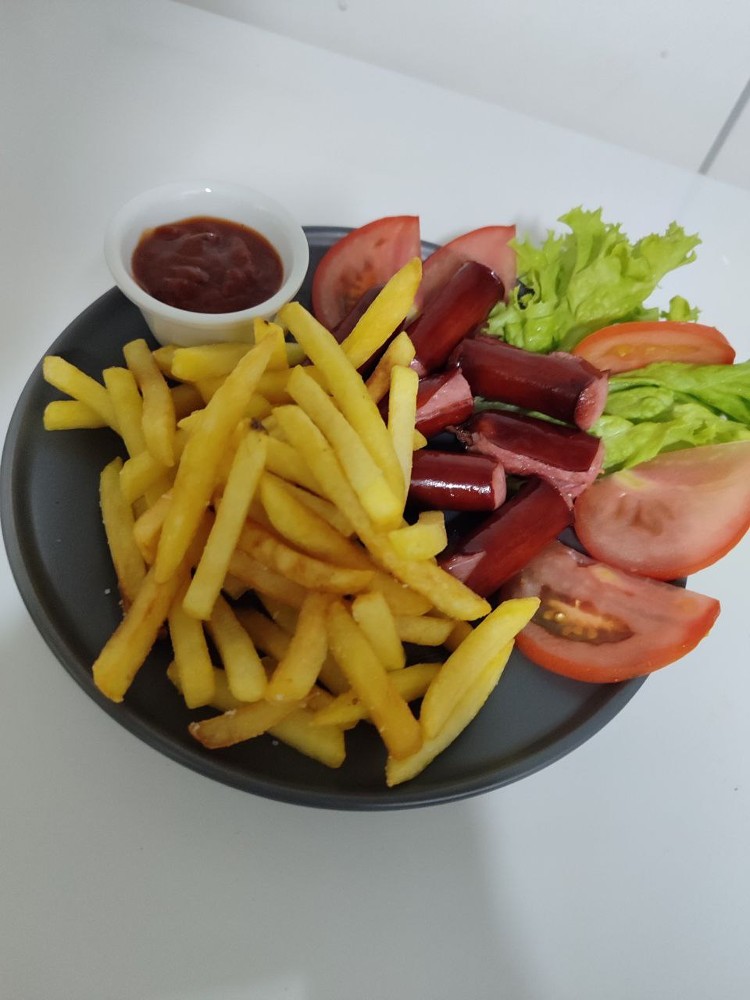 Картопля з Ковбасками