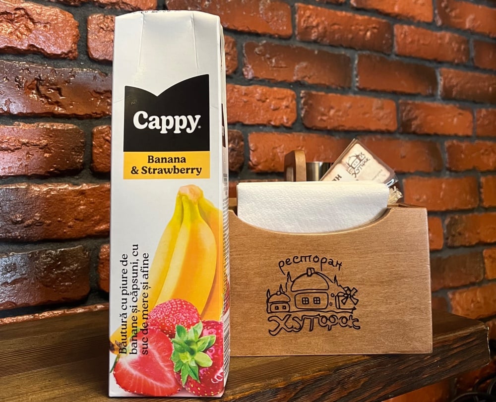 Сік Cappy із банана, полуниці 1 л