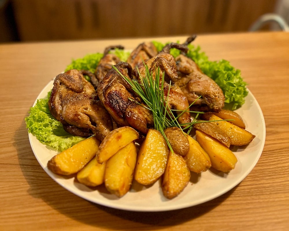 Перепілка з картоплею