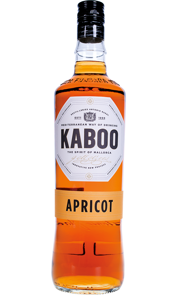 Kaboo Apricot Liqueur 40 ml  16% Mallorca Spain