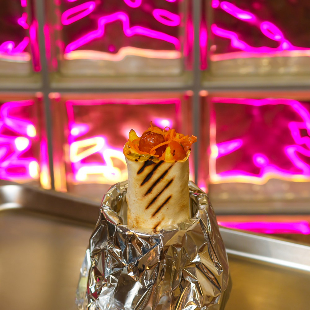 Хот-дог у лаваші'