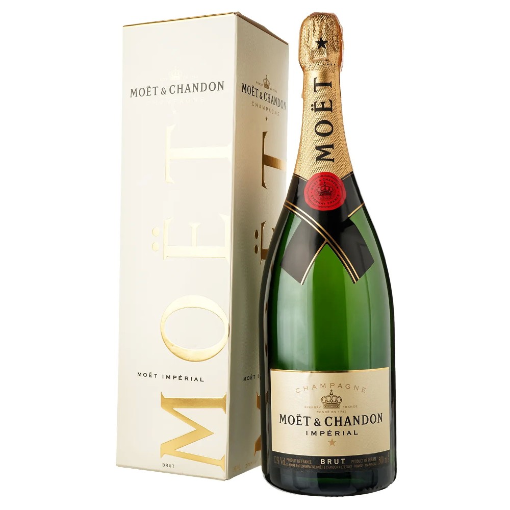 Шампанське Moet + Chandon «Brut Imperial» (біле брют) 0,75л.