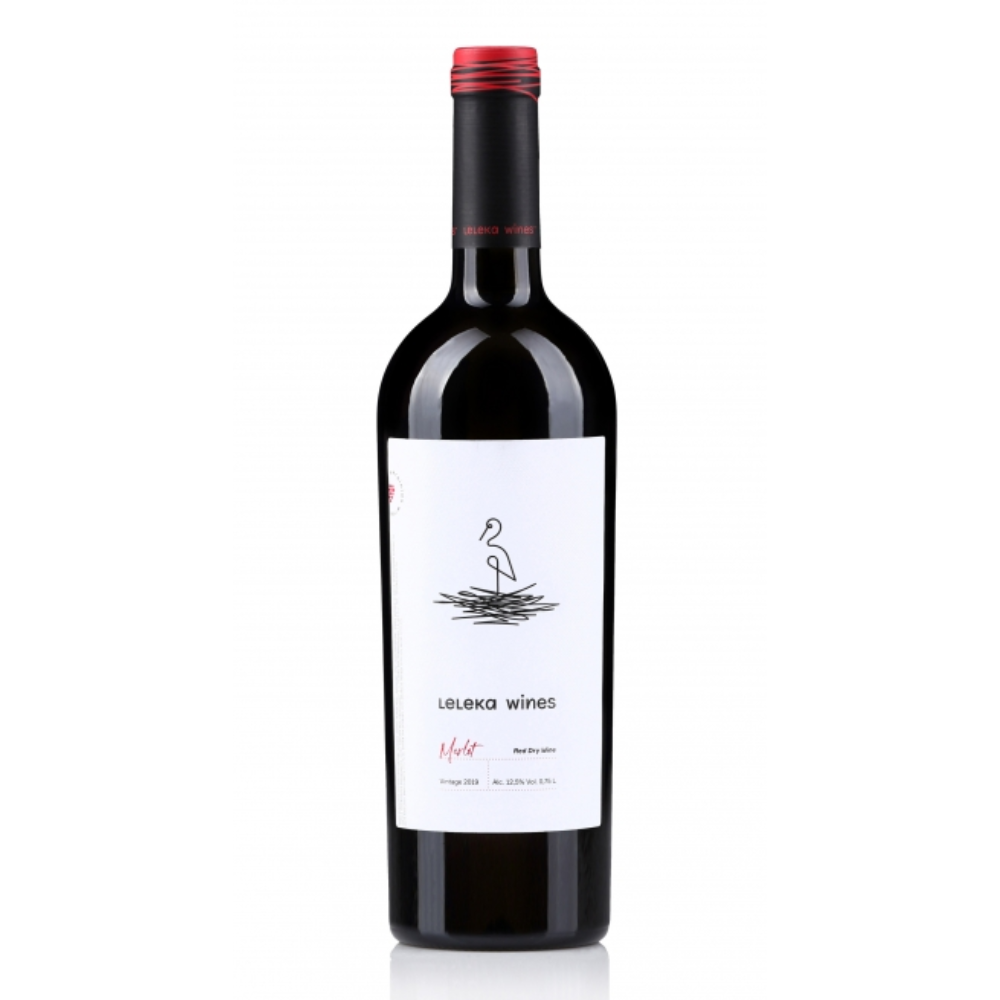 Вино Leleka Merlot червоне сухе 125мл.