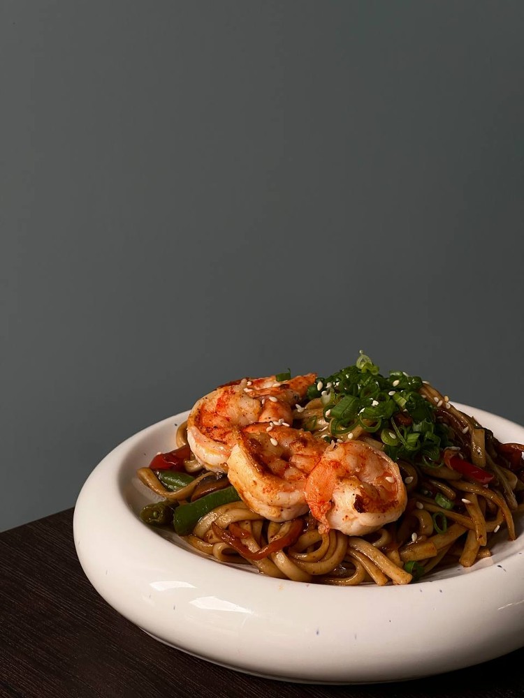 Wok з креветкою 350г