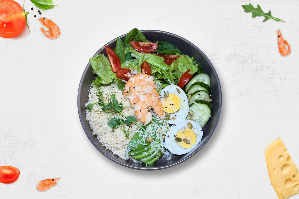 Боул з креветкою