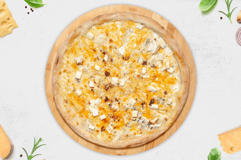 Преміум піца 6 сирів з гострим медом 40 см