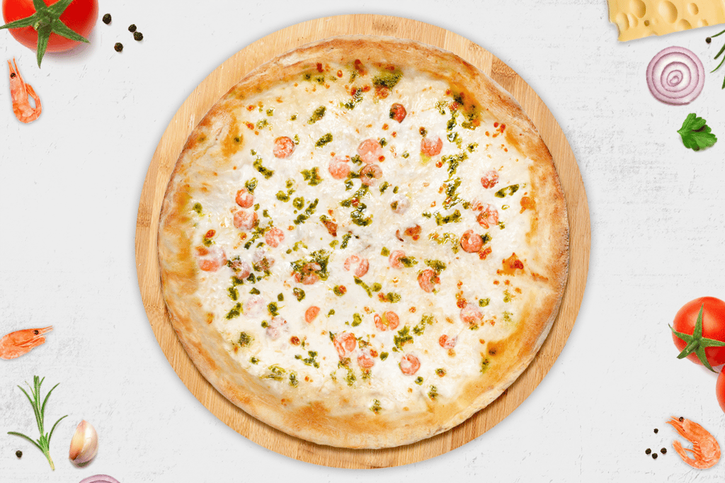 Піца з креветками 40см